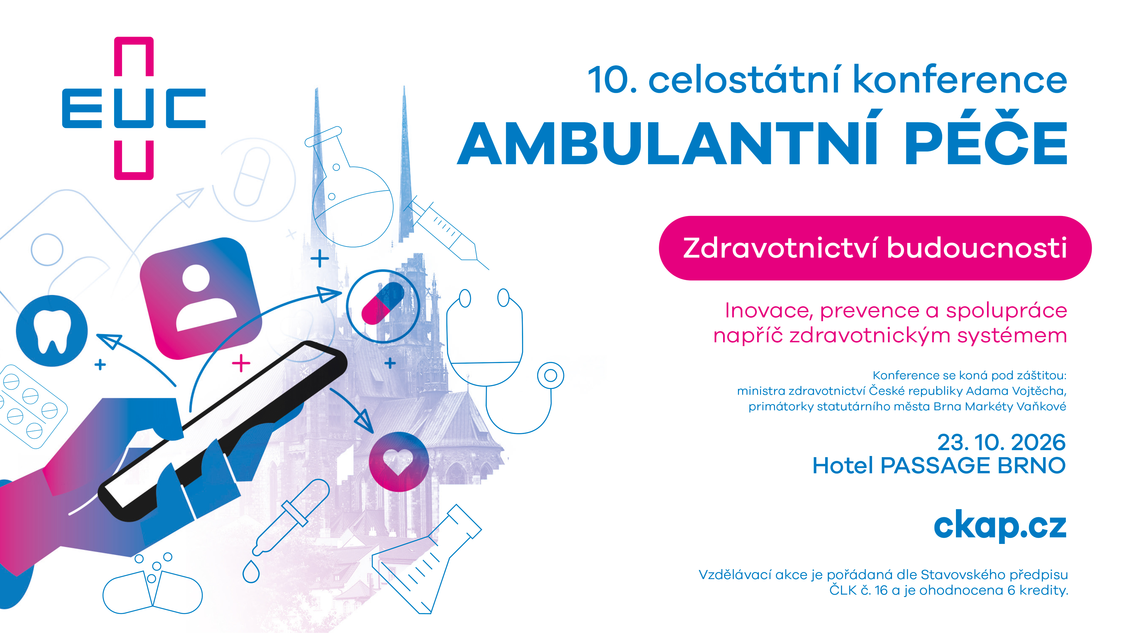 Nadační fond „Elucidate“ je hlavním partnerem Celostátní konference ambulantní péče